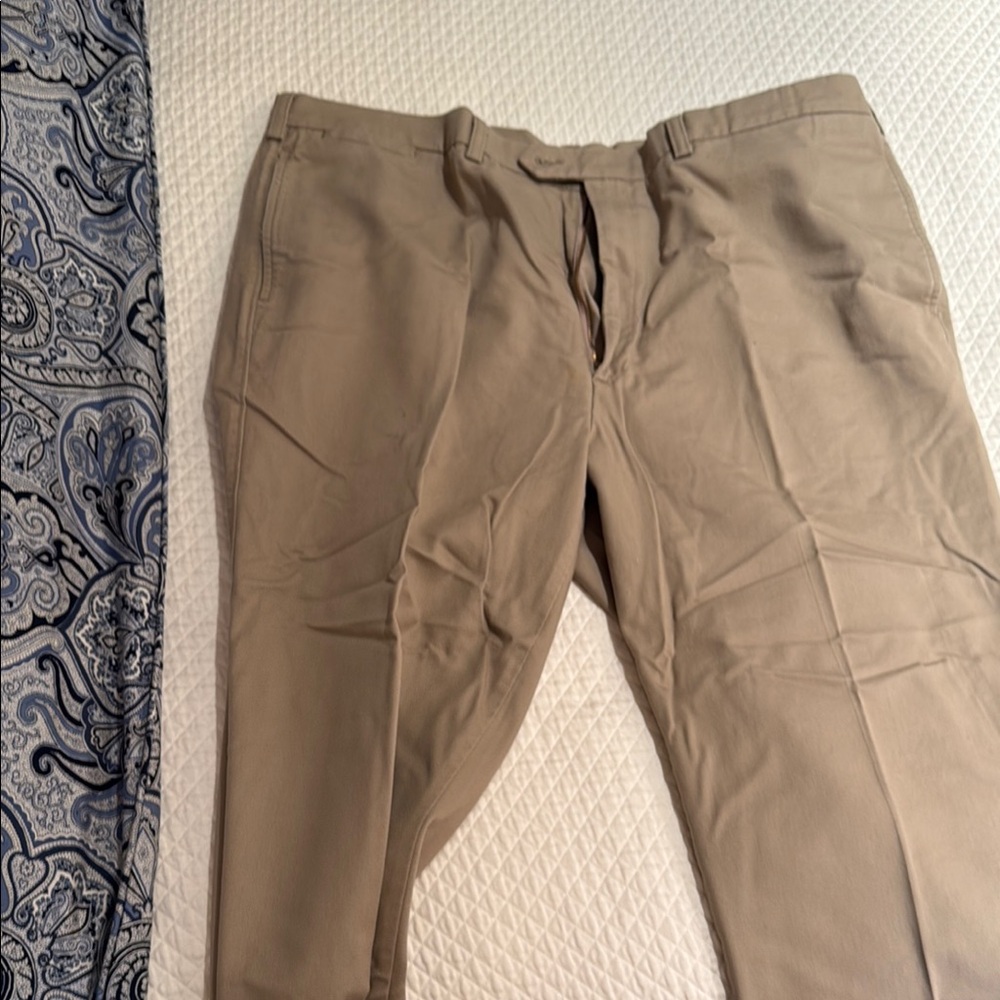Savane Tan Chinos Durable Cotton Blend